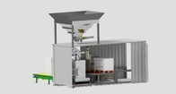 Palletising Wood Pellet Bagging Machine Scale Container Packing System