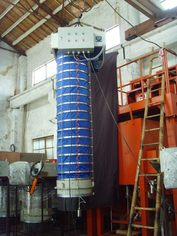 Industrial Telescopic Loading Chute Bellows Tube Roller Conveyor