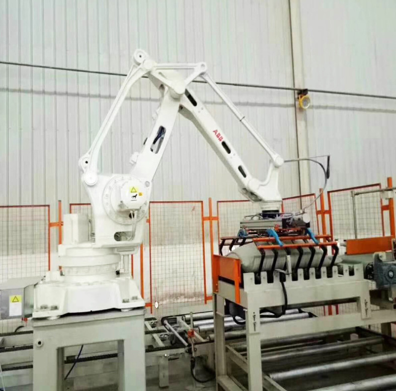 Automatic Robot Palletizer System Bag Palletizer Machine 25 Kg